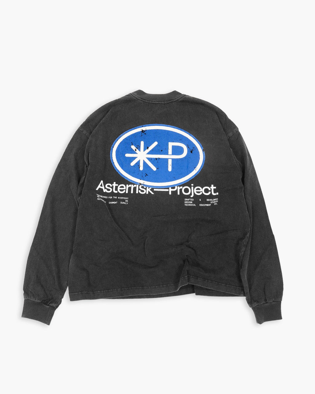 Garment Washed Boxy Long Sleeve