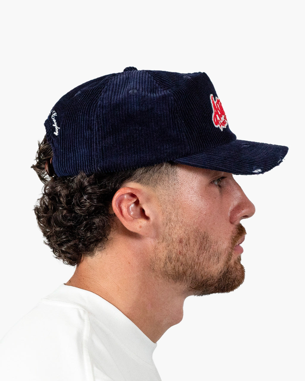 Corduroy Cap (Navy)