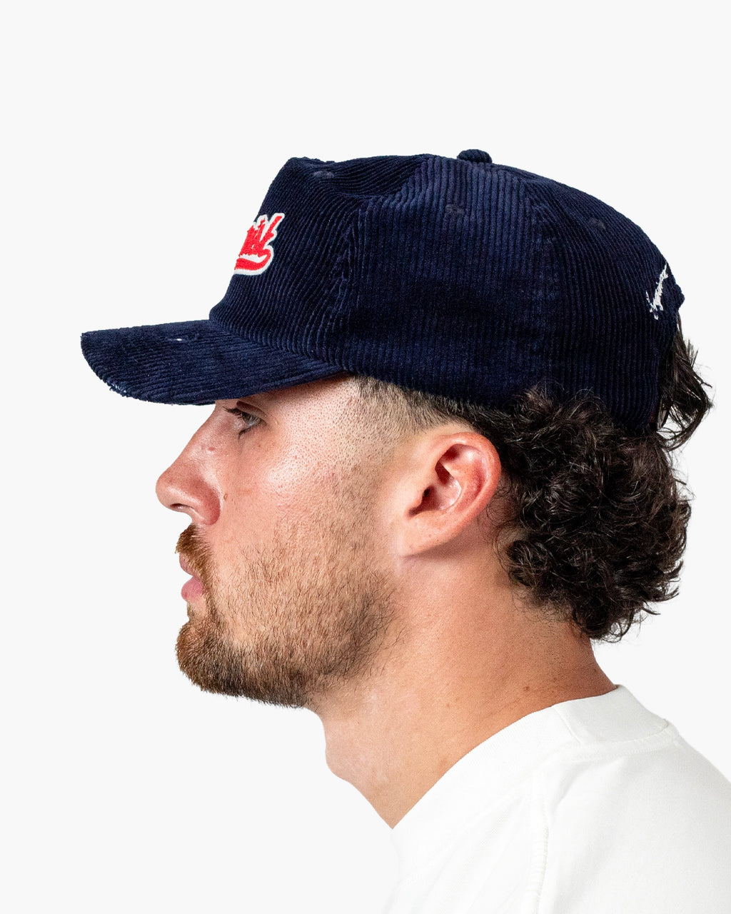 Corduroy Cap (Navy)