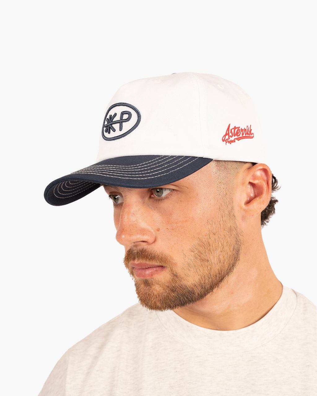 Everyday Cap (White/Navy)