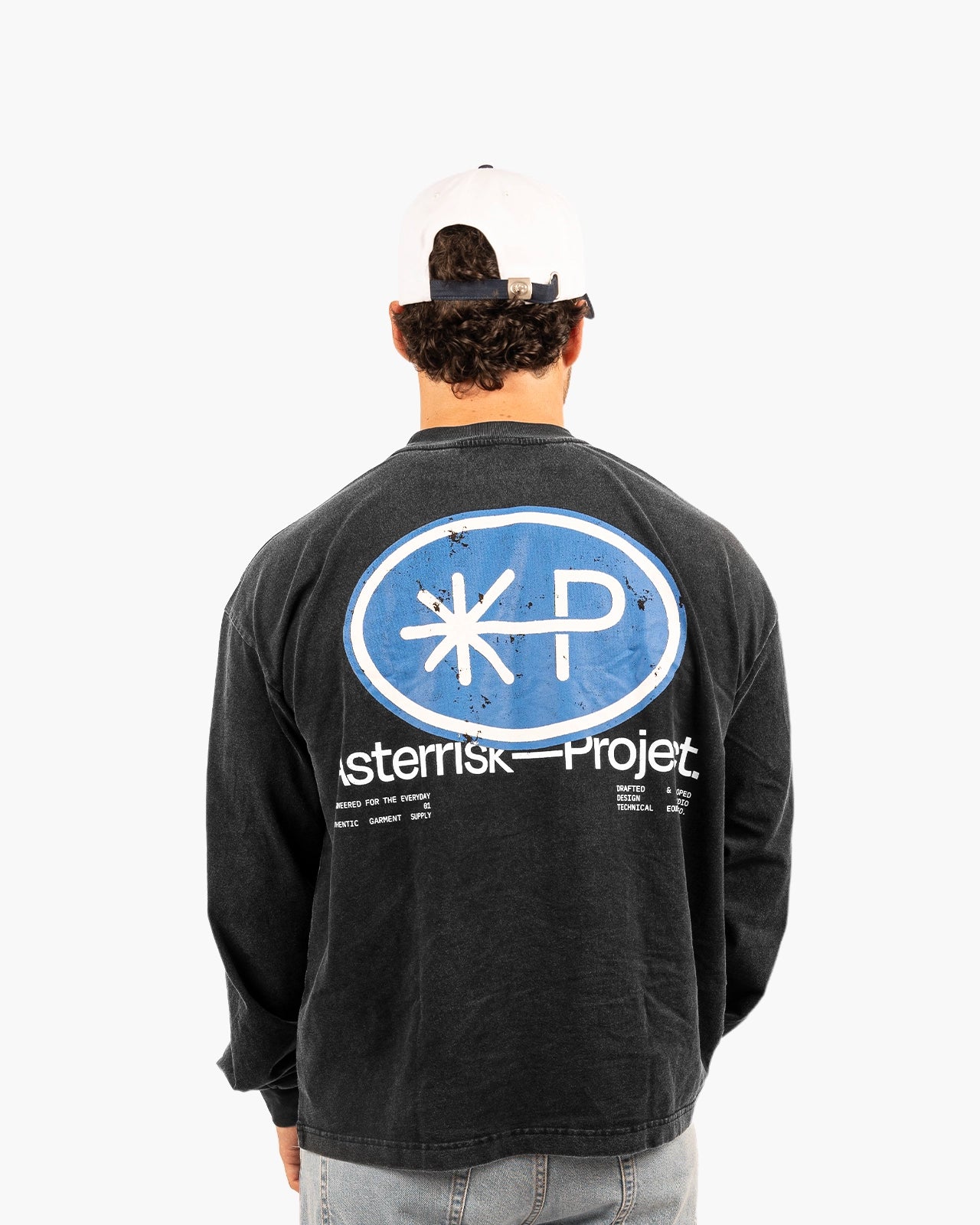 Garment Washed Boxy Long Sleeve